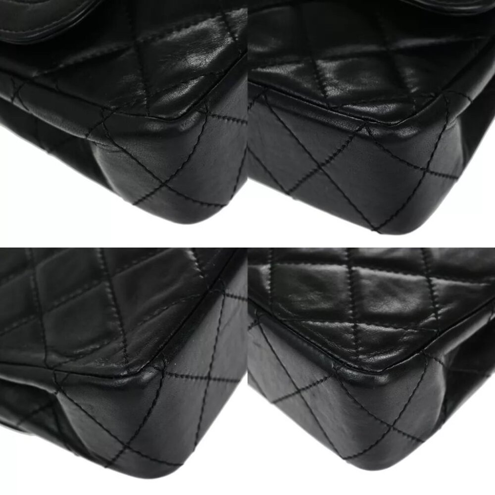 CHANEL PARIS CC Matelasse Chain Mini Shoulder Bag Leather Black Vintage 307RK039 - Picture 7 of 12